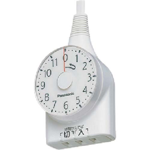 Panasonic ダイヤルタイマー 11時間形 1mコード付 ホワイト WH3111WP