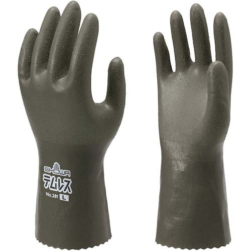 SHOWA ポリウレタン手袋 NO281 テムレス オリーブグリーン Lサイズ NO281-L-OG
