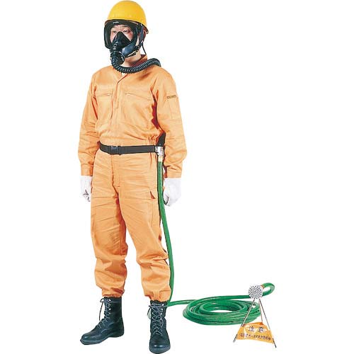 シゲマツ 送気マスク 肺力吸引形ホースマスク 225CS(04693) 225CS