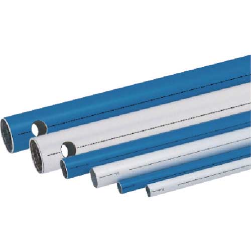 日東 アルミパイプ φ40 青(05103) ALN-P-40B