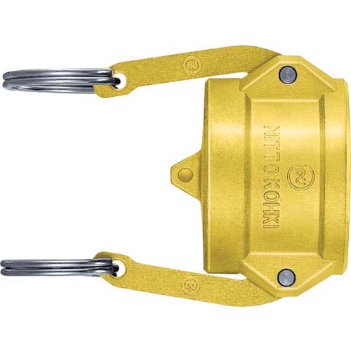 日東 レバーロックカプラ(プラグ用キャップ) 銅合金 相手側取付サイズ1インチ(03637) L-8PD BR NBR