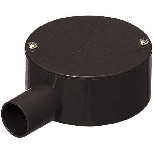 未来 露出用丸型ボックス(平蓋) PVM22-1T