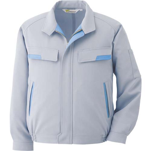 ミドリ安全 静電気帯電防止作業服 ブルゾン(薄地) シルバーグレー サイズ3L VES271 UE 3L