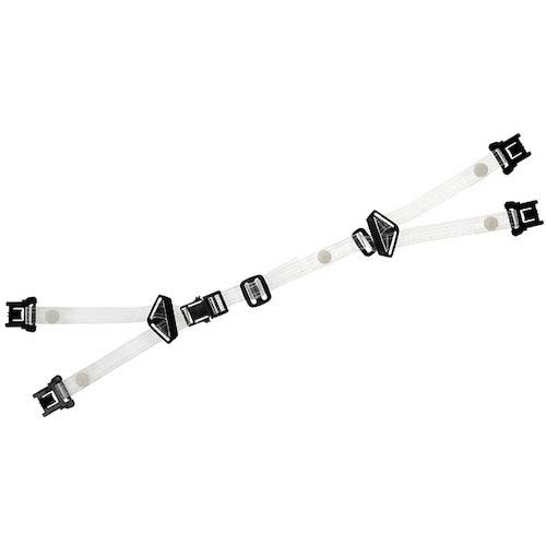 ミドリ安全 交換用 ヘルメット内装品 SC-19用 透明ビニール 耳アゴ紐 4007037741