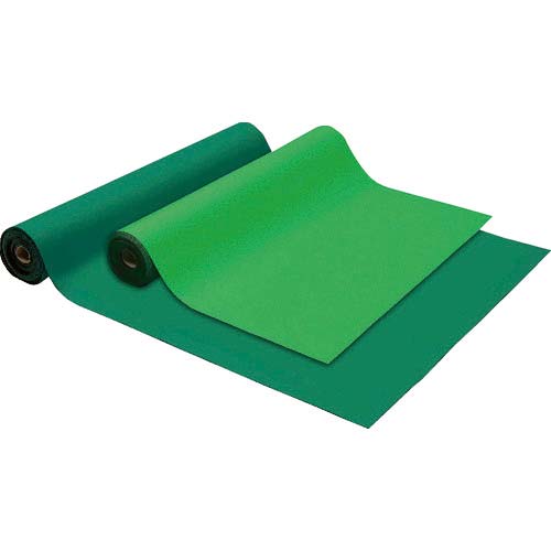 ミドリ安全 静電気対策シート セーフティアースシート2(ゴム製) ライトグリーン 1mX10m MS2-40LG