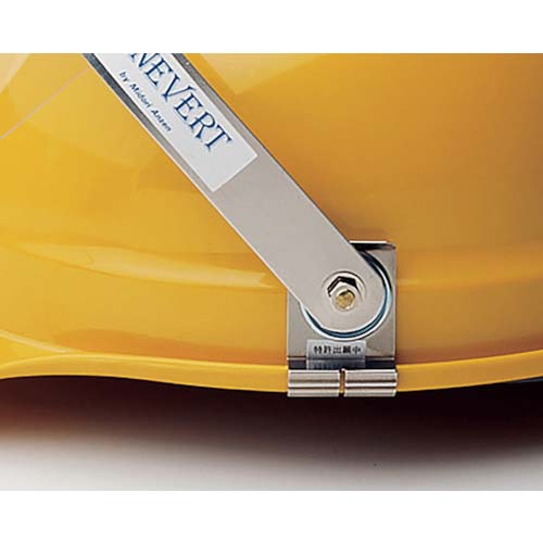 ミドリ安全 防災面取付部品 M-4 (溝付ヘルメット用) 2個入