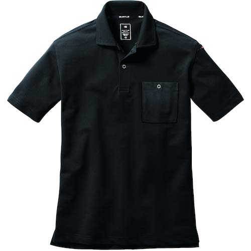 バートル 半袖ポロシャツ667-35-6Lブラック 667-35-6L