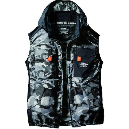 【廃番】バートル ACタクティカルベストAC1154-77-Sグレイカモ AC1154-77-S