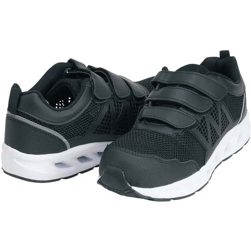 カジメイク 作業靴 4206 GILIOセーフティシューズ ブラック 27.0 4206-91-27.0