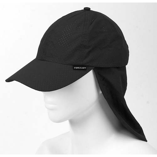 カジメイク マイクロホールキャップ タレ付き ブラック 6570-91