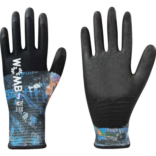 トワロン 水性ポリウレタン背抜き手袋 WOMB-MF2 Collage M 742-M