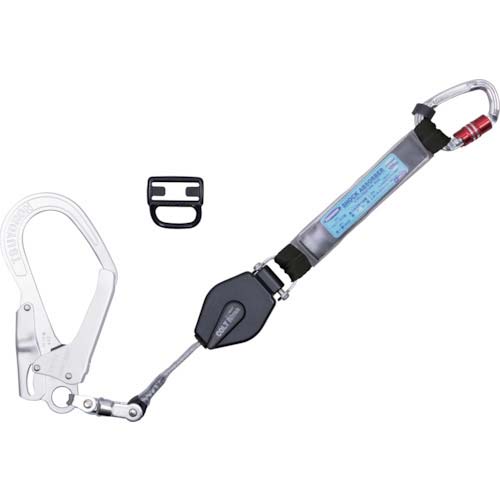 藤井電工 ツヨロン フルハーネス用ランヤード シングルランヤード ロック機構付き巻取式コルトリトラ 130KG対応型 THLCR93SV21KSBK130KGR23BP