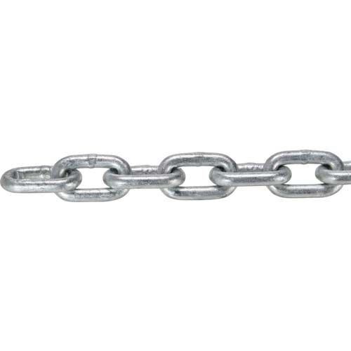 TRUSCO JIS F2106第一種規格相当 ロングリンクチェーン スチール ドブメッキ 線径13mm×長さ9.1M〜10.0M TIC-13-LG-D-10C