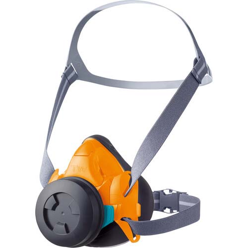 シゲマツ 防じん・防毒マスク TW11C オレンジ M TW11C-OR-M