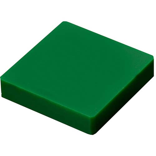 EXSEAL 防振・緩衝ブロック ゲルダンパー 硬度50 100×100mm 緑 GD01-33007