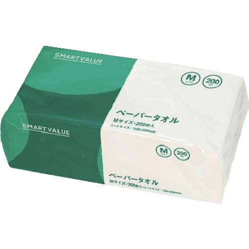 SV 160351)ペーパータオルM 200枚 N241J-M