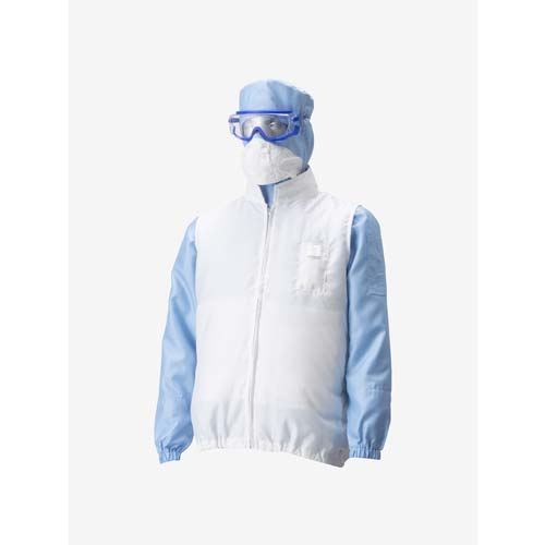 GOLDWIN 空調服 アウターベスト 白 L PK2913-W-L