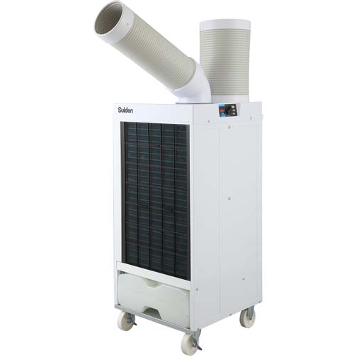 【廃番】【2024年度完売】Suiden スポットエアコン【環境型】 1口 首振りなし 単相100V SS-25ELW-1