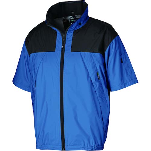 NSP ND-1122 Nクールウェア 上部ファン(半袖) (服 3L) ブルー・チタン・タチエリ 8214496