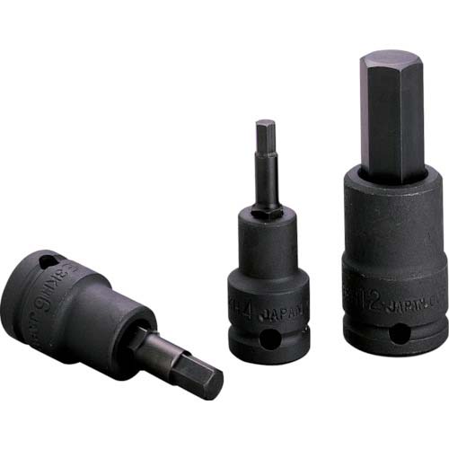 TONE インパクト用インパクト用強力型ヘキサゴンソケット 対辺寸法12mm 全長60mm 3KH-12HP