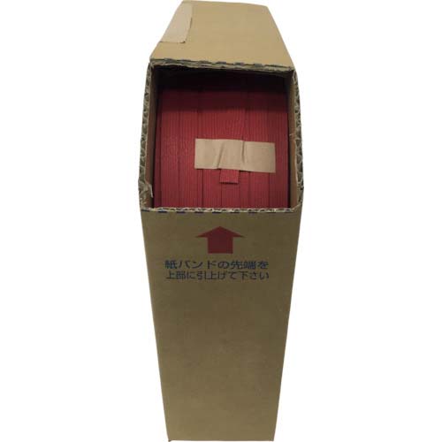 ユタカメイク 梱包用品 紙バンド 約14.5mm×約1m レッド BP-4005