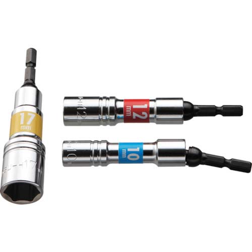 スーパー 電ドル用ソケットビット(ユニバーサルタイプ) 呼びS:13mm DSU13H