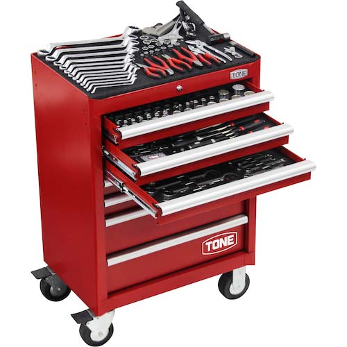 TONE ツールキャビネットセット(レッド) TCXT912