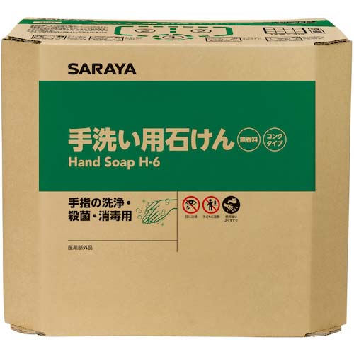サラヤ E-手洗い用石けん液コンク18kg八角BIB 23857
