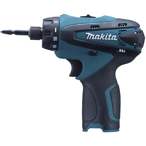 マキタ 充電式ドライバドリル 10.8V差込式 最大トルク22N・m ビットスリーブ仕様 青 本体のみ (バッテリ・充電器・ケース別売) DF030DZ