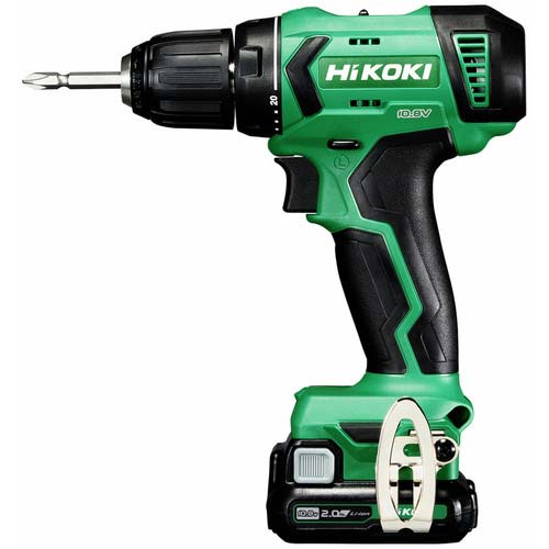 HiKOKI 10.8Vコードレスドライバドリル 2.0Ah DS12DA-2BS