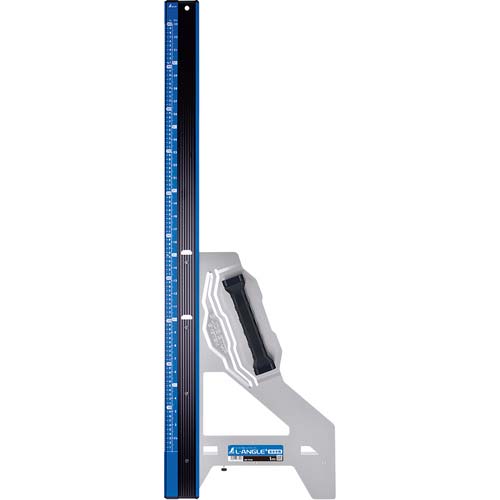 シンワ 丸ノコガイド定規 エルアングル PLUS 併用目盛 左きき用 1M 73346