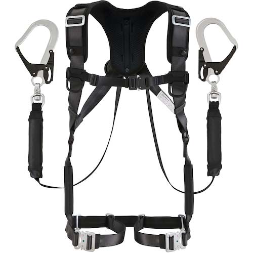 タジマ ハオルハーネスHS 黒 KR150FA シングルL5 ダブルセット A1HSKR-WL5BK