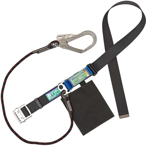 藤井電工 ツヨロン 胴ベルト型墜落制止用器具(ロープタイプ) Gブレード(黒) 黒 LLサイズ 幅50MM×長さ1600MM 130KG対応型 TBGB599BLKBKLL(130KG)JANBP