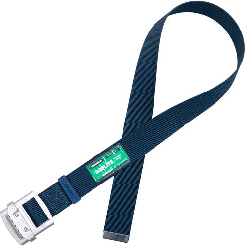 藤井電工 ツヨロン 胴ベルトのみ アルミスライドバックル 紺 Lサイズ 幅50MM×長さ1400MM TUB-NS5N-BL2-L-BP