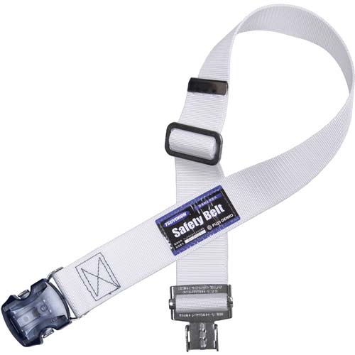 藤井電工 ツヨロン 胴ベルトのみ ワンタッチバックル 白 Mサイズ 幅50MM×長さ1200MM TUB-SOTN-W-M-BP