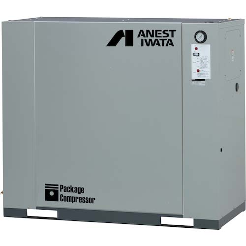アネスト岩田 給油式レシプロパッケージコンプレッサ 7.5KW ドライヤー付き 50Hz ( CLP75EFH-8.5DM5 ) アネスト岩田 給油式レシプロパッケージコンプレッサ 7.5KW 50Hz