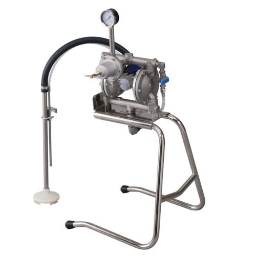 アネスト岩田 エアレス塗装機用パーツ 中形ダイヤフラムペイントポンプ 汎用タイプ(ステンレス仕様) DPS-90EN