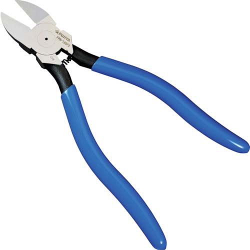 フジ矢 プラスチックニッパ(ストレート刃・バネ付き) FPN-185FS