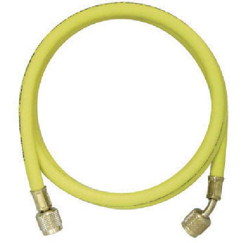 【廃番】Asada R134aカーエアコン用チャージングホース 92cm ムシ押無 黄 Y02209A