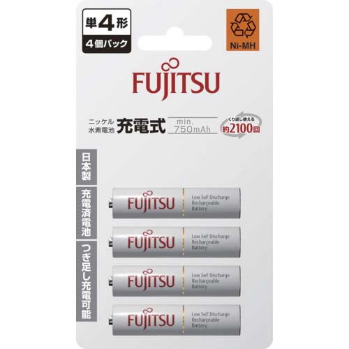 FDK ニッケル水素充電池 単4 (4本入) HR-4UTC(4B)