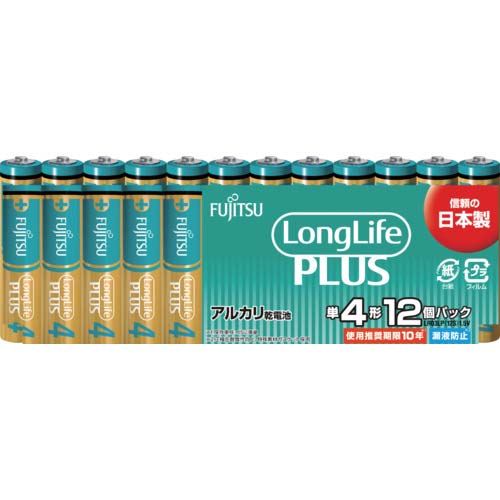 FDK アルカリ乾電池単4 Long Life Plus 12個パック LR03LP(12S)