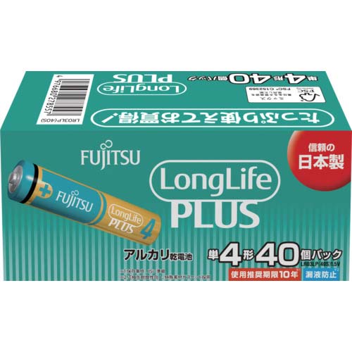 FDK アルカリ乾電池単4 Long Life Plus 40個パック LR03LP(40S)