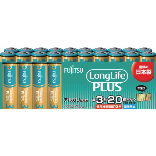 FDK アルカリ乾電池単3 Long Life Plus 20個パック LR6LP(20S)