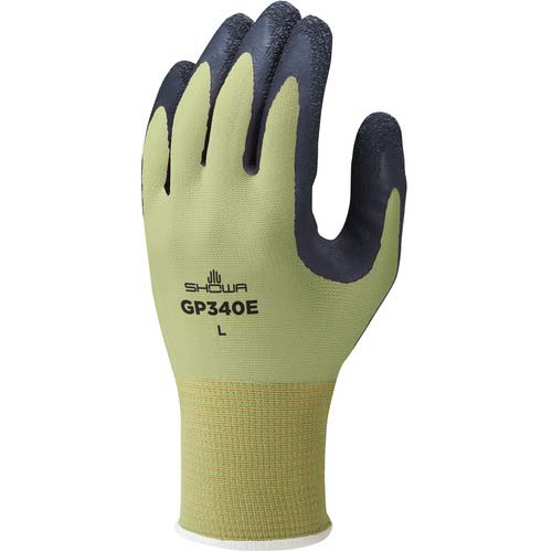 SHOWA 天然ゴム背抜き手袋 リサイクルナイロン糸使用手袋 GP340 Mサイズ GP340E-M