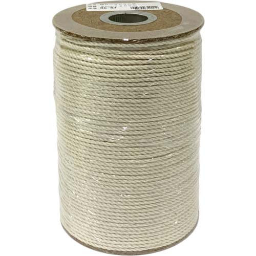 ユタカメイク ロープ 綿ロープドラム巻 3mm×200m PRC-N7