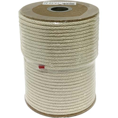 ユタカメイク ロープ 綿金剛打ロープドラム巻 6mm×70m PRCX-N10