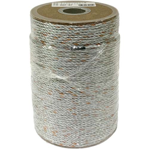 ユタカメイク ロープ ダイヤロープドラム巻(GG色/オレンジ線入) 3mm×200m PRDP-N7