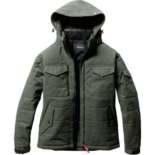 BURTLE 防寒ジャケット5050-14-XLミルスグリーン 5050-14-XL