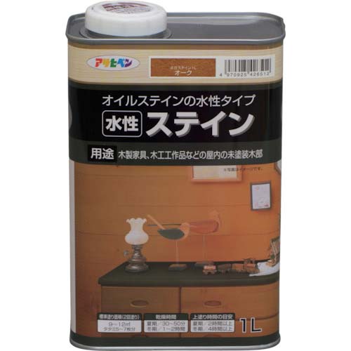 アサヒペン 水性ステイン 1L オーク 426512