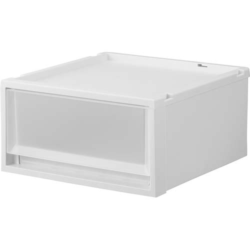 【廃番】TENMA フィッツケース FC40-4020 18L ホワイトクリア 110014954